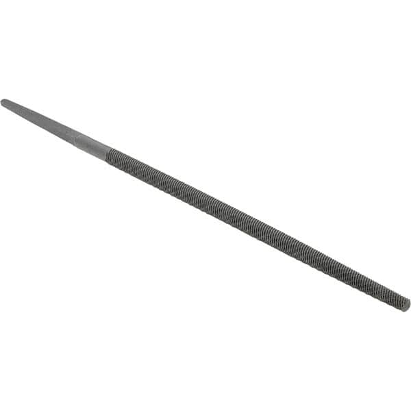 Value Collection - 6" Long, Bastard Cut, Round American-Pattern File - Double Cut - Exact Tooling