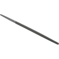 Value Collection - 6" Long, Bastard Cut, Round American-Pattern File - Double Cut - Exact Tooling