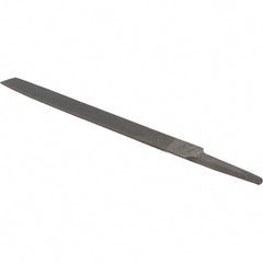 Value Collection - 8" Long, Bastard Cut, Half Round American-Pattern File - Double Cut, 7/32" Overall Thickness - Exact Tooling