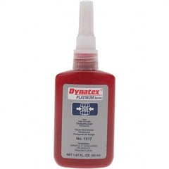 Made in USA - 50 mL Bottle, Red, High Strength Liquid Threadlocker - Exact Tooling