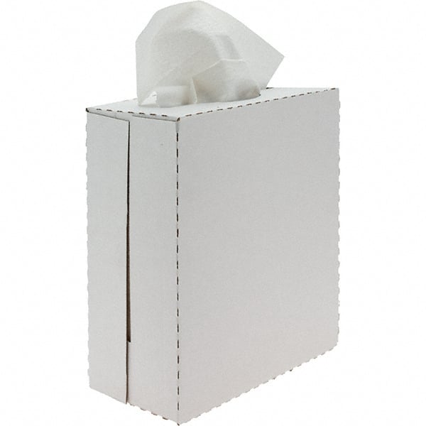 Made in USA - General Purpose Wipes - Jumbo Roll, 9-1/2" x 16-1/2" Sheet Size, White - Exact Tooling