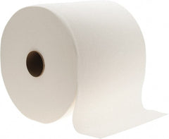 Made in USA - General Purpose Wipes - Jumbo Roll, 12-1/2" x 13" Sheet Size, White - Exact Tooling