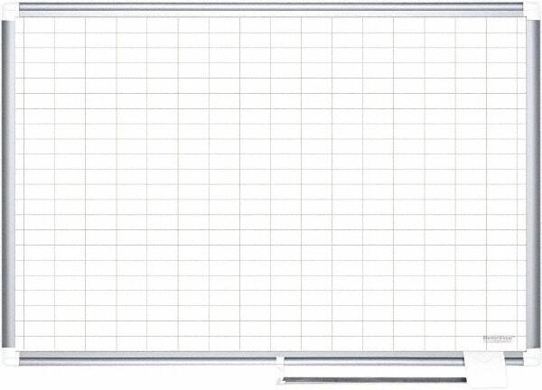 MasterVision - 36" High x 48" Wide Magnetic Dry Erase Calendar - Steel - Exact Tooling
