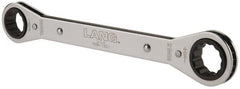 Lang - 19mm x 21mm 12 Point Ratcheting Box Wrench - Exact Tooling