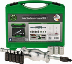 KUKKO - 10 Piece, Slide Hammer Set - 1 Jaws, 9" OAL - Exact Tooling