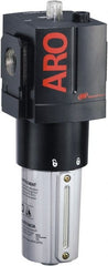 ARO/Ingersoll-Rand - 3/4" NPT, 250 Max psi Heavy Duty Modular Lubricator - Metal Bowl with Sight Glass, Aluminum Body, 330 CFM, 175°F Max Temp, 3.54" Long x 3.86" Wide x 10.110" High - Exact Tooling