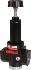 ARO/Ingersoll-Rand - 1-1/4 NPT Port, 800 CFM, Zinc Body Super-Duty Regulator - 0 to 180 psi Range, 300 Max psi Supply Pressure, 1/4" Gauge Port Thread, 2.62" Wide x 10.31" High - Exact Tooling