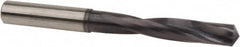 Accupro - #2 140° Solid Carbide Jobber Drill - TiAlN Finish, Right Hand Cut, Spiral Flute, Straight Shank, 3" OAL, Special Type Point - Exact Tooling
