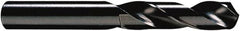 Hertel - 23/64" 118° Spiral Flute High Speed Steel Screw Machine Drill Bit - Oxide Finish, Right Hand Cut, 1-3/4" Flute Length, 3-1/16" OAL, Standard Point, Straight Shank - Exact Tooling