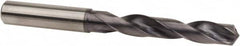 Accupro - 20mm 140° Solid Carbide Jobber Drill - TiAlN Finish, Right Hand Cut, Spiral Flute, Straight Shank, 153mm OAL, Special Type Point - Exact Tooling