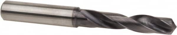 Accupro - 11/32" 140° Spiral Flute Solid Carbide Screw Machine Drill Bit - Exact Tooling