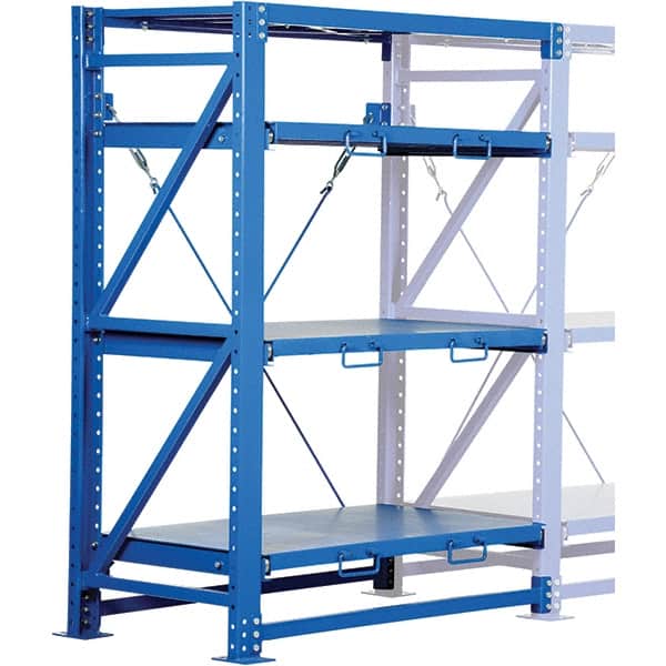 Vestil - 4 Shelf Steel Shelving - 6,000 Lb Capacity, 54" Wide x 80" High x 32" Deep, Stainless Steel - Exact Tooling