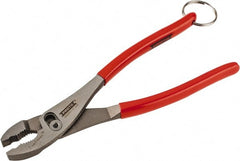 Proto - 10" OAL, 2-11/64" Jaw Length, 1-13/32" Jaw Width, Tethered, Slip Joint Pliers - 2 Positions, Slip Joint Head, Slip Joint Plier Tool - Exact Tooling