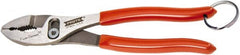 Proto - 6-1/2" OAL, 1-27/64" Jaw Length, 1-1/4" Jaw Width, Tethered, Slip Joint Pliers - 2 Positions, Slip Joint Head, Slip Joint Plier Tool - Exact Tooling