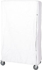 Quantum Storage - 18" Wide, 74" High, Open Shelving Accessory/Component - Nylon, 72" Long, Use with Wire Shelving Units (WR Series) - Exact Tooling