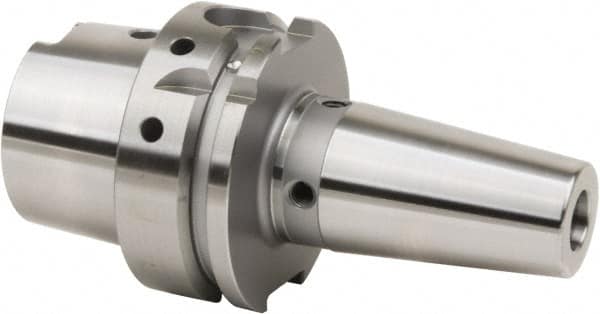 HAIMER - 1" Hole Diam, HSK63A Taper Shank Shrink Fit Tool Holder & Adapter - 160.02mm Projection, 43.94mm Nose Diam, 57.91mm Clamping Depth, 25,000 RPM, Through Coolant - Exact Tooling