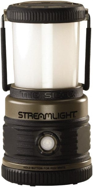 Streamlight - 4 White, 1 Red LED Bulb, Spotlight/Lantern Flashlight - Coyote Tan Plastic Body, 3 D Alkaline Batteries Included - Exact Tooling