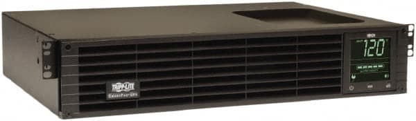 Tripp-Lite - 15 Amp, 1,500 VA, Tower & Rack Mount Line Interactive Backup Uninterruptible Power Supply - Backup 4.9 min with Full Load & 12 min with Half Load, 120 VAC Input & Output, 1,350 Watt Output, 1 Phases, 8 Outlets - Exact Tooling