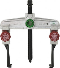 KUKKO - 2 Jaw, 1-7/16" to 4-3/4" Spread, 5 Ton Capacity, Reversible Puller - 3.94" Reach, 7-3/4" Long, For Gears, Bearings, Pulleys, Bushings, Seals - Exact Tooling