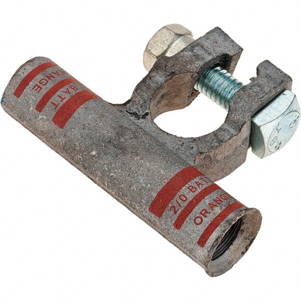 Thomas & Betts - 2/0 AWG, Tin Plated Copper Battery Connector - Orange - Exact Tooling
