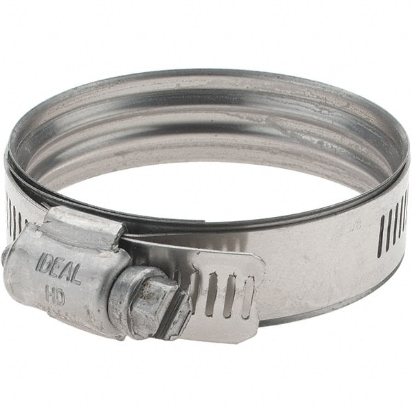 IDEAL TRIDON - SAE Size 34, 41 to 62mm Diam, Stainless Steel 360° Worm Drive Clamp - Exact Tooling