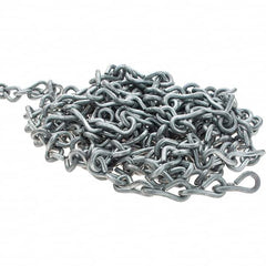Peerless Chain - 0.162" Diam Single Jack Chain - 60 Lb Load Limit, #8 - Exact Tooling