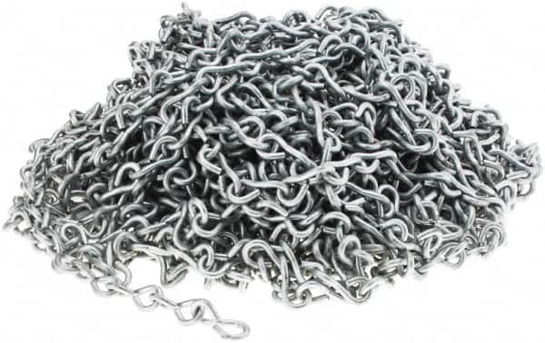 Peerless Chain - 0.135" Diam Single Jack Chain - 43 Lb Load Limit, #10 - Exact Tooling