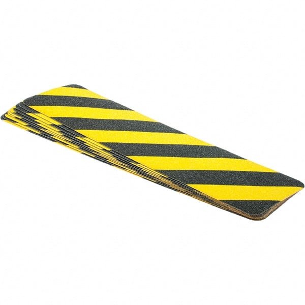 Made in USA - Black & Yellow Anti-Slip Cleat - 6" Wide x 2' Long - Exact Tooling