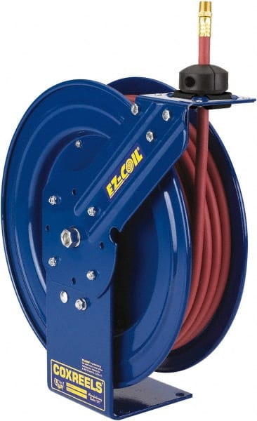CoxReels - 50' Spring Retractable Hose Reel - 300 psi, Hose Included - Exact Tooling