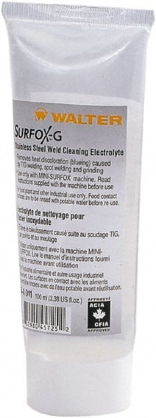 WALTER Surface Technologies - 3.4 Ounce, TIG Welder Electrolyte Solution - For Use with Surfox Mini - Exact Tooling
