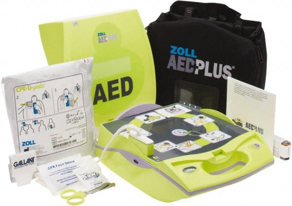 Zoll - AED Program Management Adult Pad Defibrillator - Duracell 123A Battery Included, Includes Nylon Carrying Case - Exact Tooling