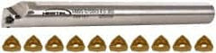 Hertel - 0.8" Min Bore Diam, Indexable Boring Bar - Through Coolant - Exact Tooling