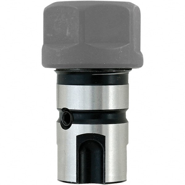 Techniks - 1.27" ER25 Modular Connection Rigid Tapping Adapter - 5/16 to 11/16" Tap Capacity, 3.39" Projection, Quick Change - Exact Tooling