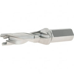 Iscar - 0.827" to 0.862" Diam, 3xD, 2.48" Max Depth, 1" Shank Diam, 6" OAL, Replaceable-Tip Drill - FCP, ICK, ICK-2M, ICM, ICN, ICP, iCP-2M Insert, 21 Seat Size, 61969796 Toolholder, Series SumoCham - Exact Tooling