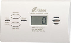 Kidde - CO Alarm - 85 dB Decibel Rating, AA Battery Included, Wall or Ceiling Mount, Electrochemical Sensor - Exact Tooling