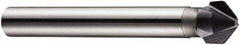 DORMER - 5mm Shank Diam, 3 Flute 90° High Speed Steel Countersink - Exact Tooling