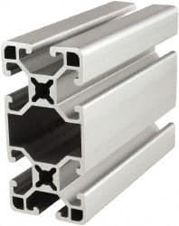 80/20 Inc. - 145 Inches Long x 1-1/2 Inches Wide x 3 Inches High, T Slotted Aluminum Extrusion - 1.325 Square Inches, Clear Anodized Finish - Exact Tooling