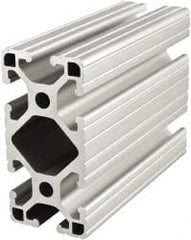 80/20 Inc. - 48 Inches Long x 1-1/2 Inches Wide x 3 Inches High, T Slotted Aluminum Extrusion - 1.7288 Square Inches, Clear Anodized Finish - Exact Tooling