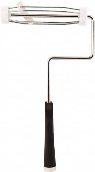 Wooster Brush - 4" Wide x 12-1/2" Long Roller Frame - Metal Frame, Plastic Handle - Exact Tooling