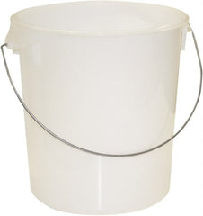 Rubbermaid - Round, Clear Polypropylene Food Storage Container - 14" High x 13.1" Wide - Exact Tooling