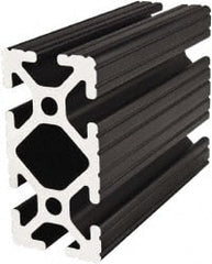 80/20 Inc. - 145 Inches Long x 1-1/2 Inches Wide x 3 Inches High, T Slotted Aluminum Extrusion - 2.0798 Square Inches, Black Anodized Finish - Exact Tooling