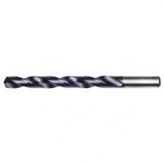 #14 RHS / RHC HSS-CO 8% (M42) 135 Degree Split Point Heavy Duty Cobalt Drill - TiAlN - Exact Tooling