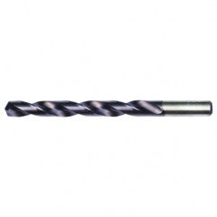 #12 RHS / RHC HSS-CO 8% (M42) 135 Degree Split Point Heavy Duty Cobalt Drill - TiAlN - Exact Tooling