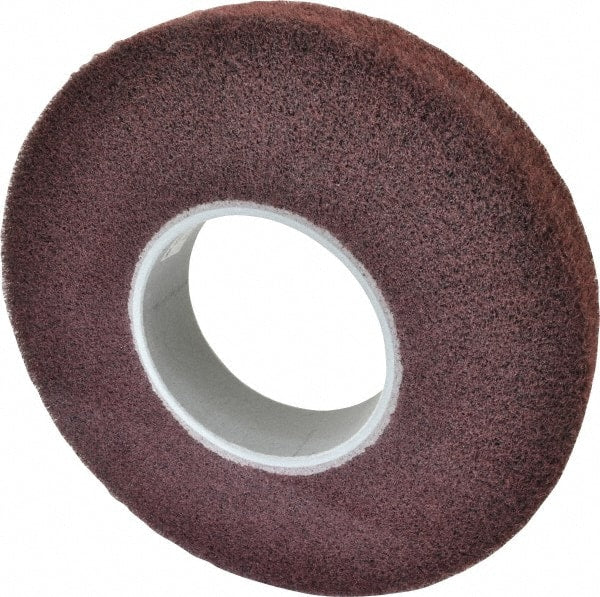 3M - 12" Diam Aluminum Oxide Finishing Flap Wheel - 5" Hole, 2" Wide, Density 5, Nonwoven, Medium Grade, 2,500 Max RPM - Exact Tooling