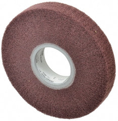 3M - 6" Diam Aluminum Oxide Finishing Flap Wheel - 2" Hole, 1" Wide, Density 7, Nonwoven, Very Fine Grade, 3,400 Max RPM - Exact Tooling