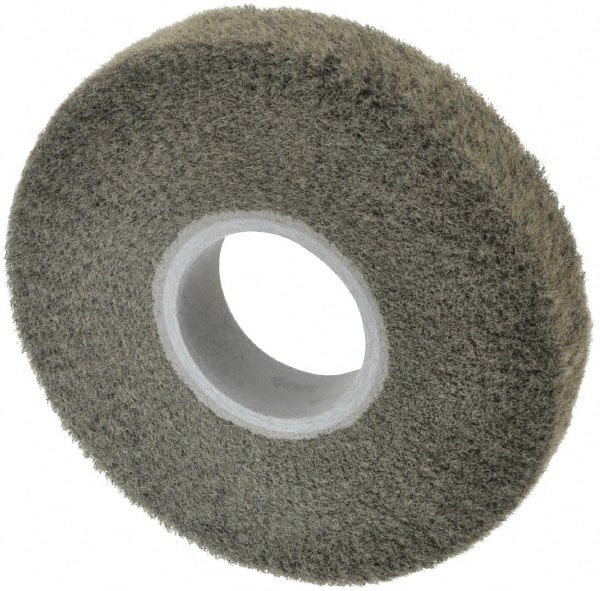 3M - 6" Diam Silicon Carbide Finishing Flap Wheel - 2" Hole, 1" Wide, Density 5, Nonwoven, Very Fine Grade, 3,400 Max RPM - Exact Tooling