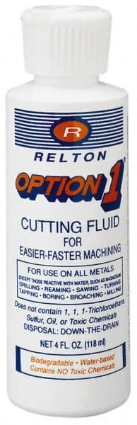 Relton - Option1, 5 Gal Pail Cutting Fluid - Water Soluble, For Cleaning, Machining - Exact Tooling