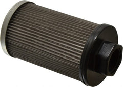 Flow Ezy Filters - 100 Mesh, 38 LPM, 10 GPM, 3.2" Diam, Female Suction Strainer without Bypass - 1 Port NPT, 5.8" Long - Exact Tooling