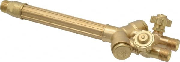 Victor - 8-1/2 Inch Long, 100 Series Medium Duty, Standard Valves Torch Handle - Exact Tooling