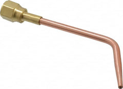 Victor - #4-W Tip, Oxy-Acetylene, Welding Nozzle - For Use with Victor Torches - Exact Tooling